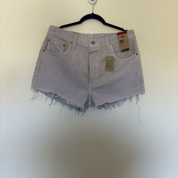Levi's Pants - Levi's® Women's 501 Original High-Rise Jean Shorts Washed Lilac Size 33